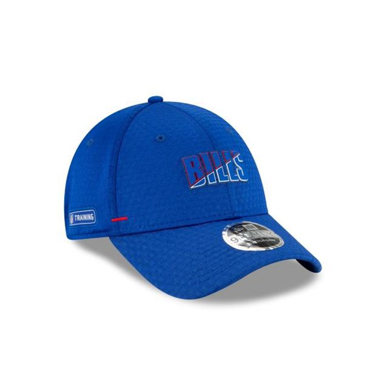 NFL Buffalo Bills Official Summer Sideline Stretch Snap 9Forty Snapback (UGN4300) - Blue New Era Caps